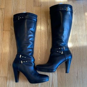 Black Cole Haan Nike air boots size 9.5